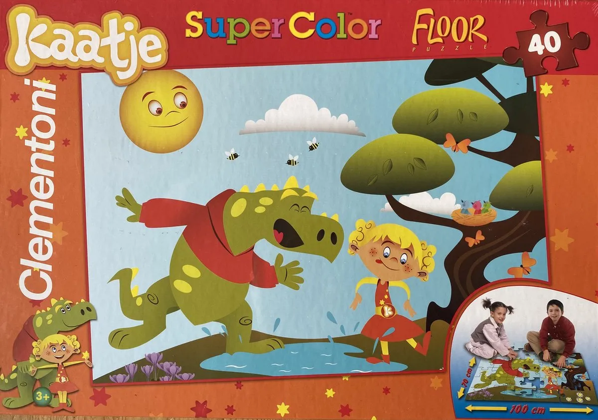 Clementoni Kaatje Floor Puzzle 40 Stuks