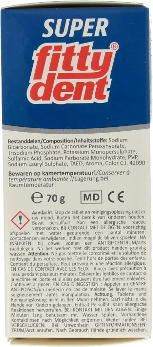 Fittydent Reinigingstabletten 32g