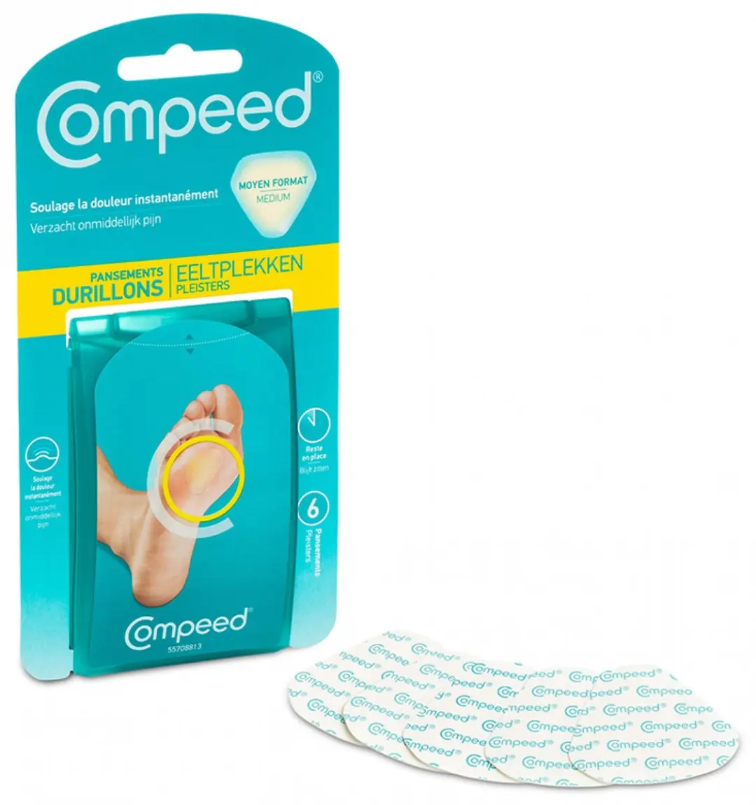 Compeed Pleister Eeltplek Voeten Medium - 6 Stuks - afbeelding 6 van 6