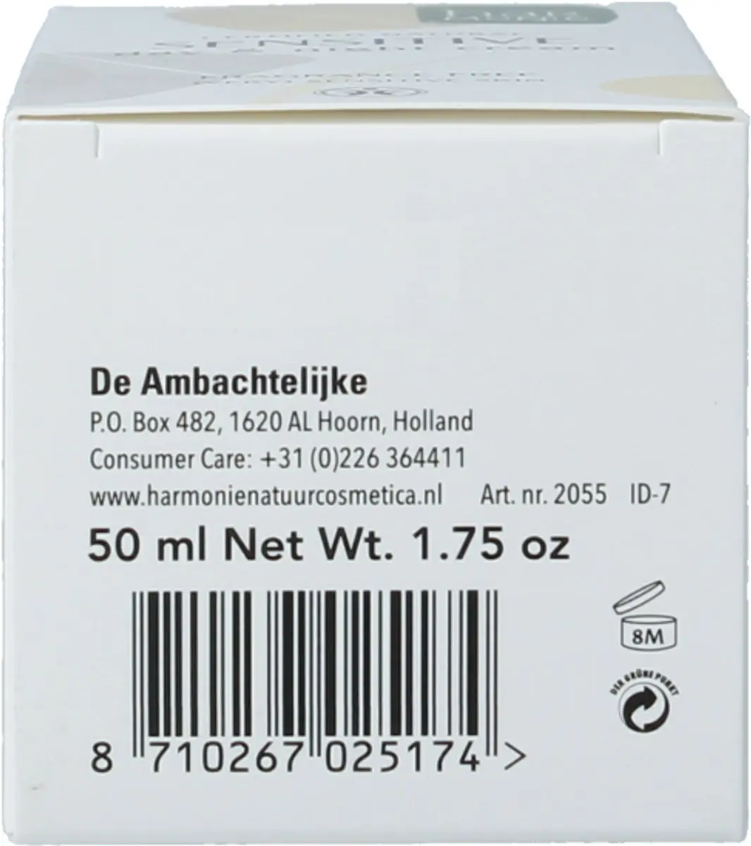 Harmonie Dag & Nacht Crème Allergeen Bio 1g - afbeelding 6 van 6
