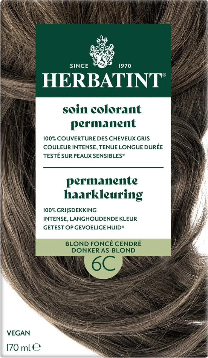 Herbatint Haarverf 6C Donker As Blond