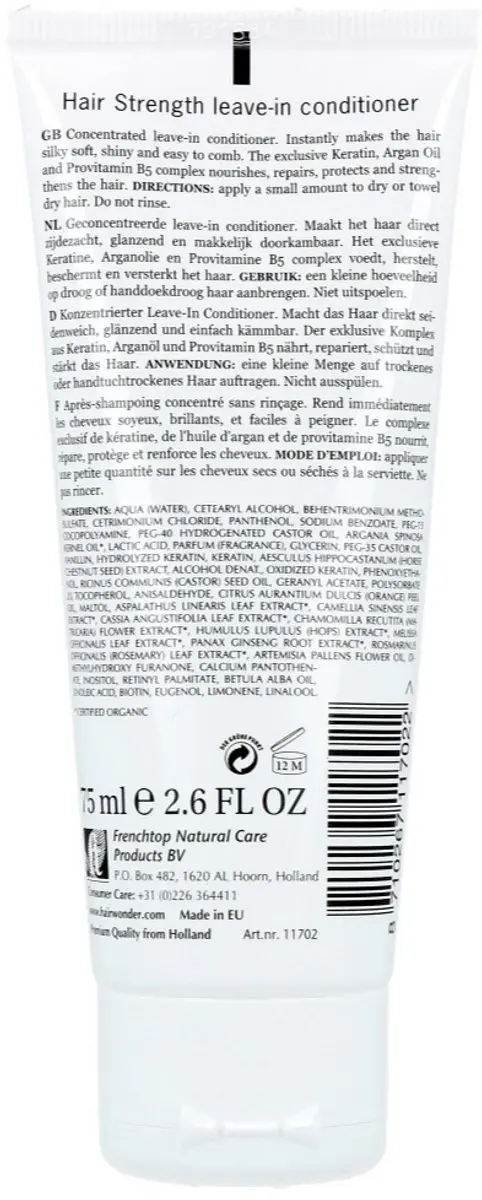Hairwonder Leave-in Conditioner 75ml - Krullend haar