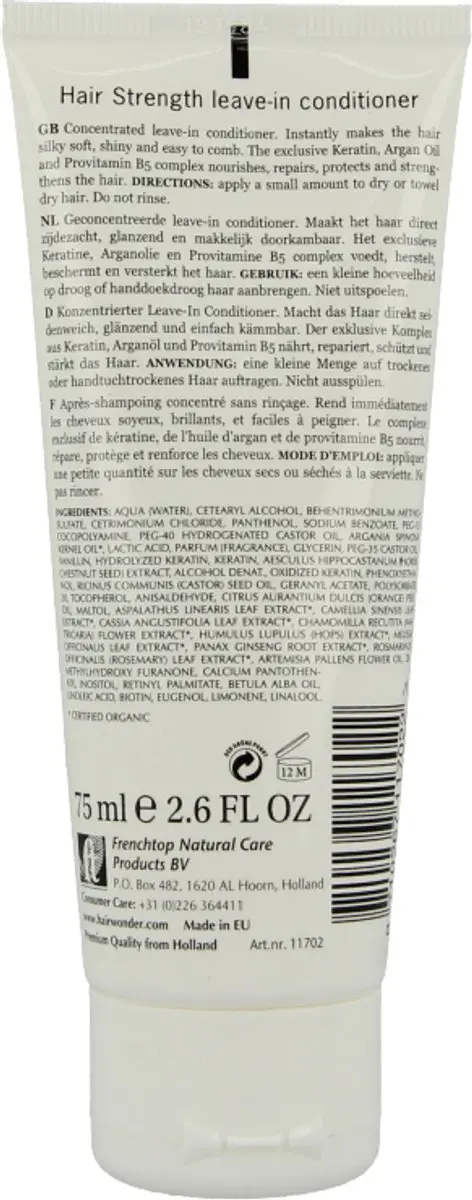 Hairwonder Leave-in Conditioner 75ml - Krullend haar