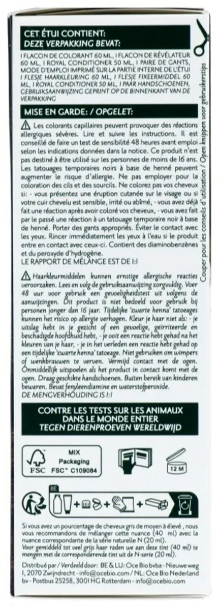 Herbatint Haarverf Licht Acajou Kastanje 170ml