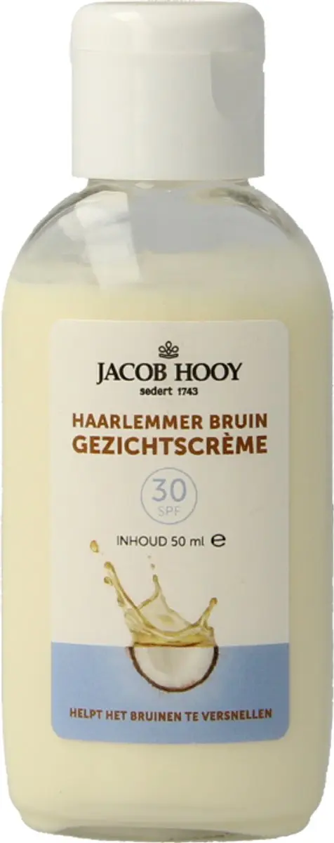 Jacob Hooy Haarlemmerbruin Gezichtscrème SPF 30 - 50ml