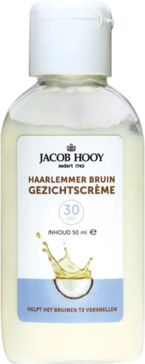 Jacob Hooy Haarlemmerbruin Gezichtscrème SPF 30