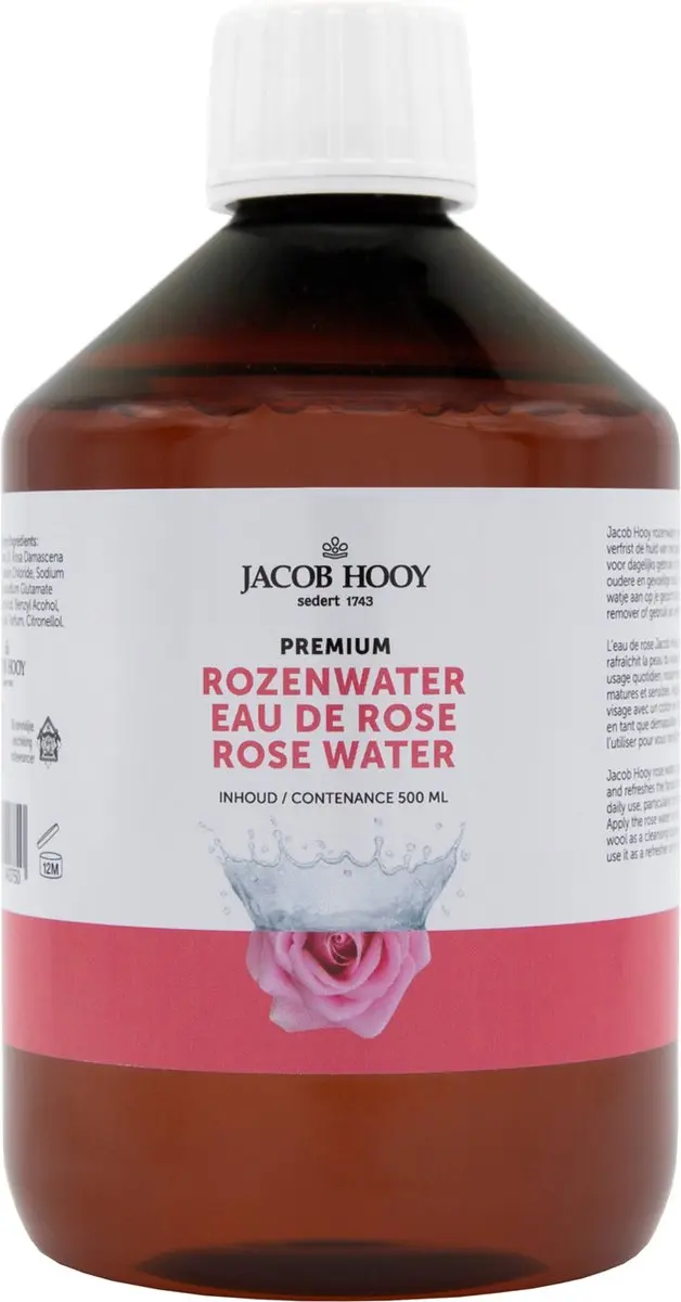 Jacob Hooy Rozenwater Premium 500ml