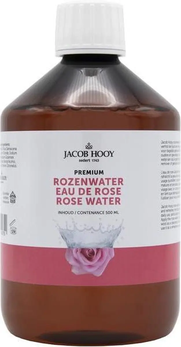 Jacob Hooy Rozenwater Premium 500ml