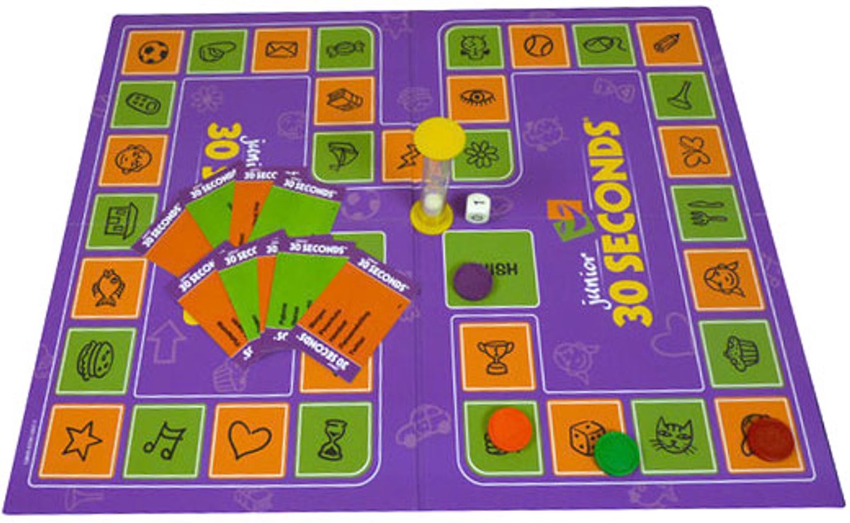 999 Games - 30 Seconds ® - Junior - Partyspel - Vanaf 7 jaar - Kinderspel - Gezelschapsspel - Actiespel - Nederlandstalig