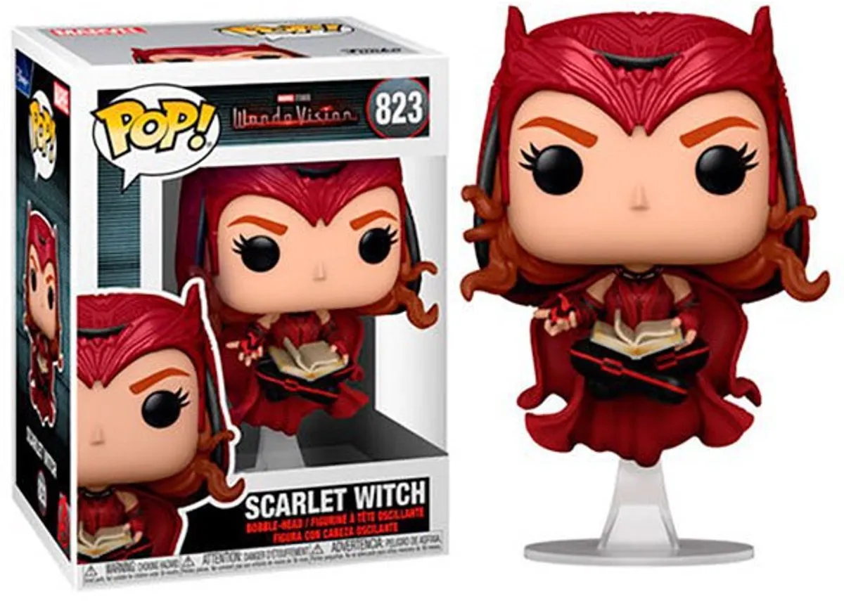 Funko Pop Marvel Scarlet Witch - Wanda Maximoff 9,5 cm - Multicolor - afbeelding 6 van 6