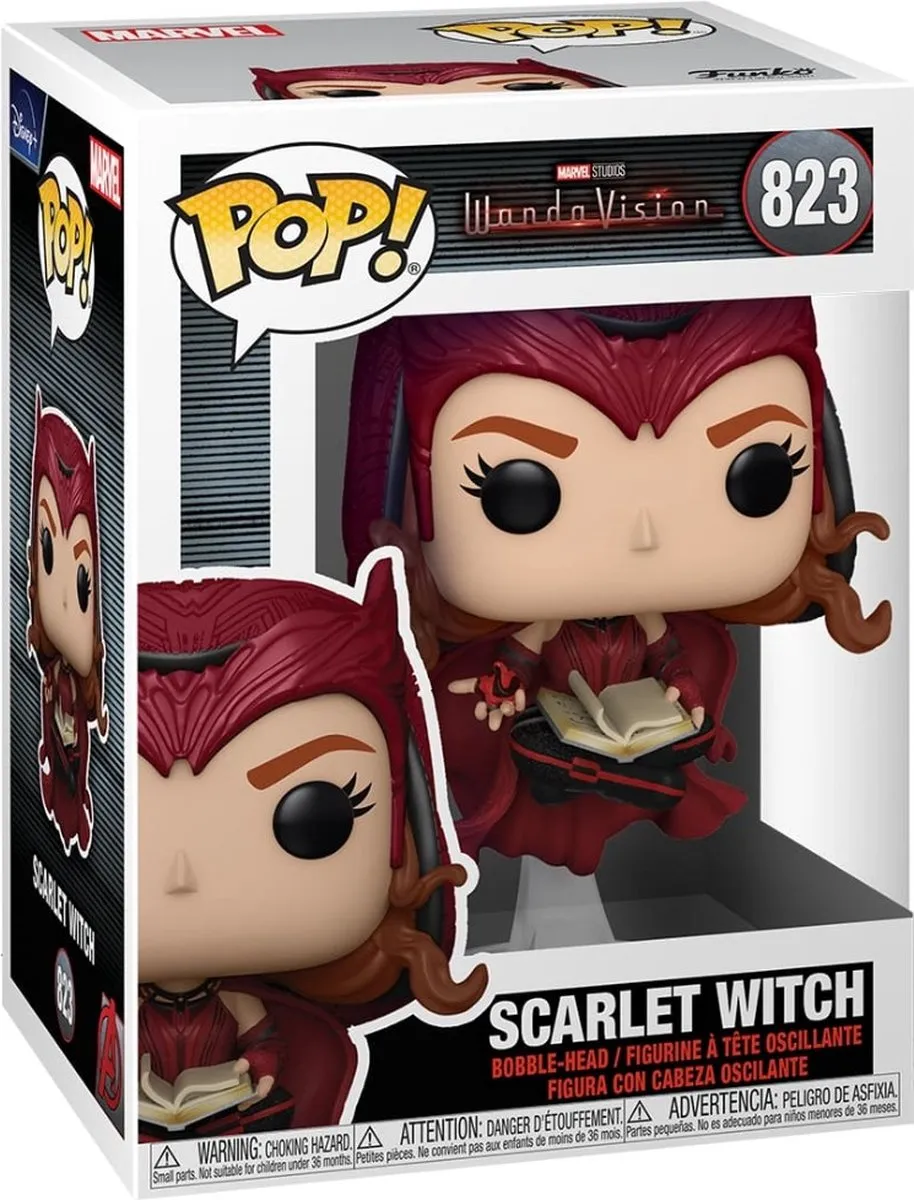 Funko Pop Marvel Scarlet Witch - Wanda Maximoff 9,5 cm - Multicolor