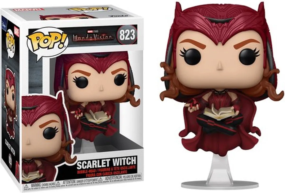Funko Pop Marvel Scarlet Witch - Wanda Maximoff 9,5 cm - Multicolor