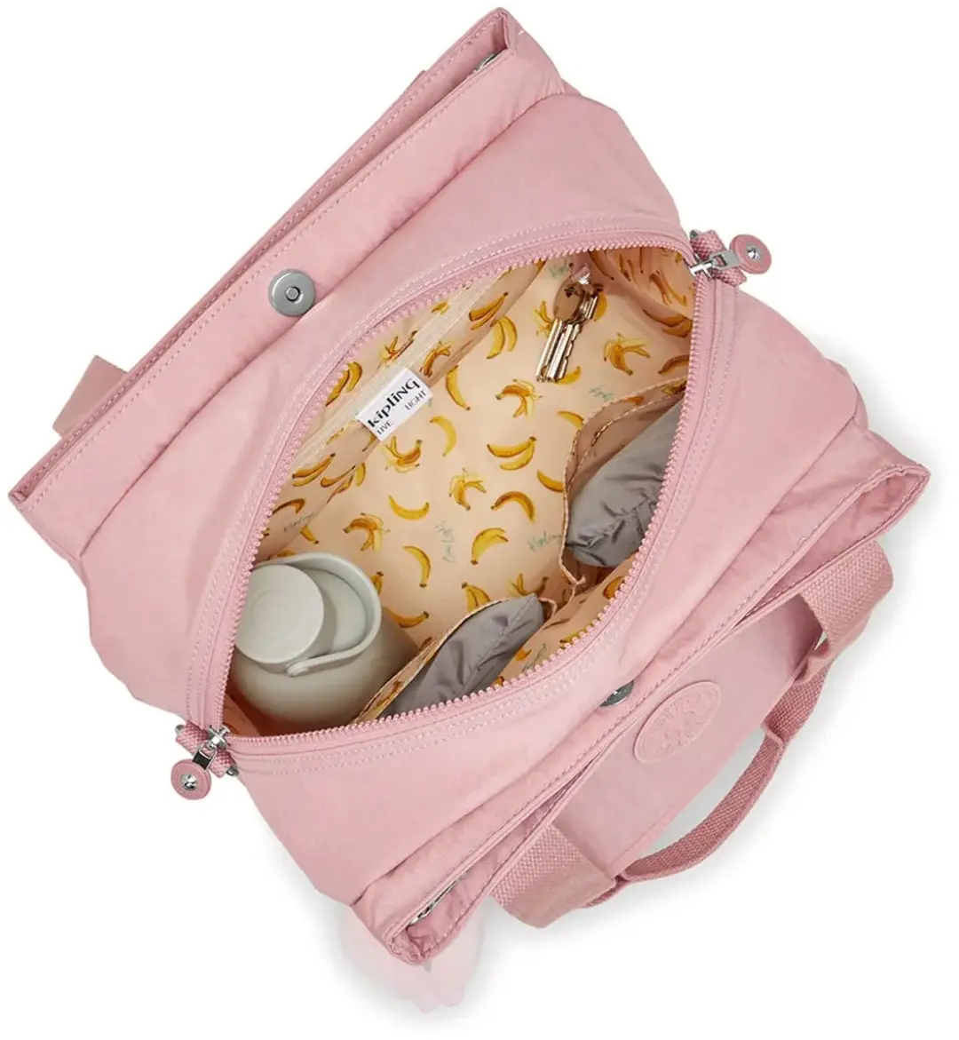 Kipling Nappisac 17L - Roze Tiny Smoky Blush
