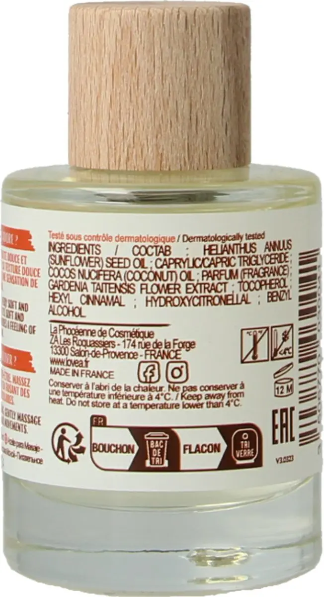 Lovea Monoi Massageolie 50ml