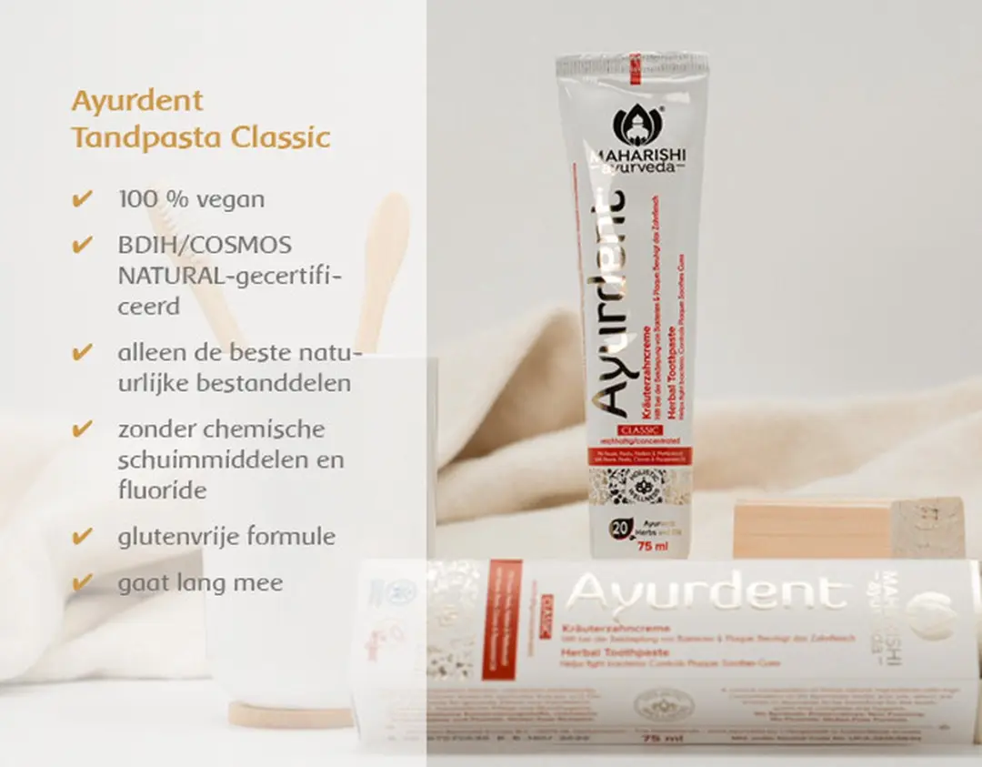 Maharishi Ayurveda Ayurdent Classic Kruiden Tandpasta 75ml