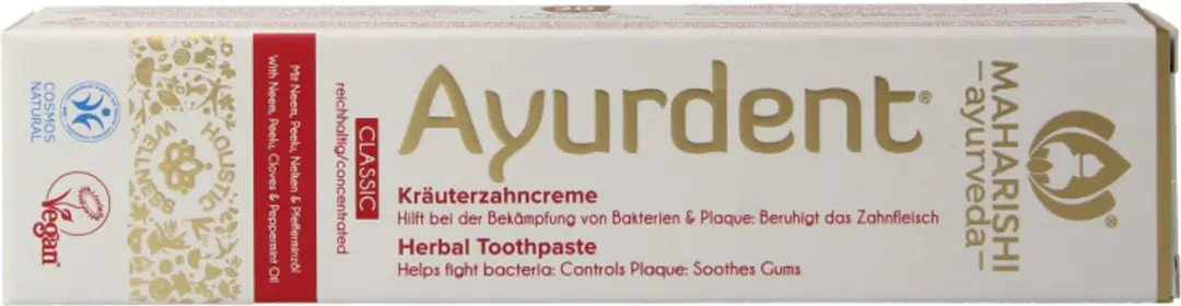 Maharishi Ayurveda Ayurdent Classic Kruiden Tandpasta 75ml - afbeelding 6 van 6