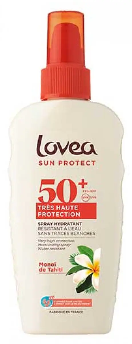 Lovea Monoï de Tahiti Hydraterende Spray SPF50+ 150ml