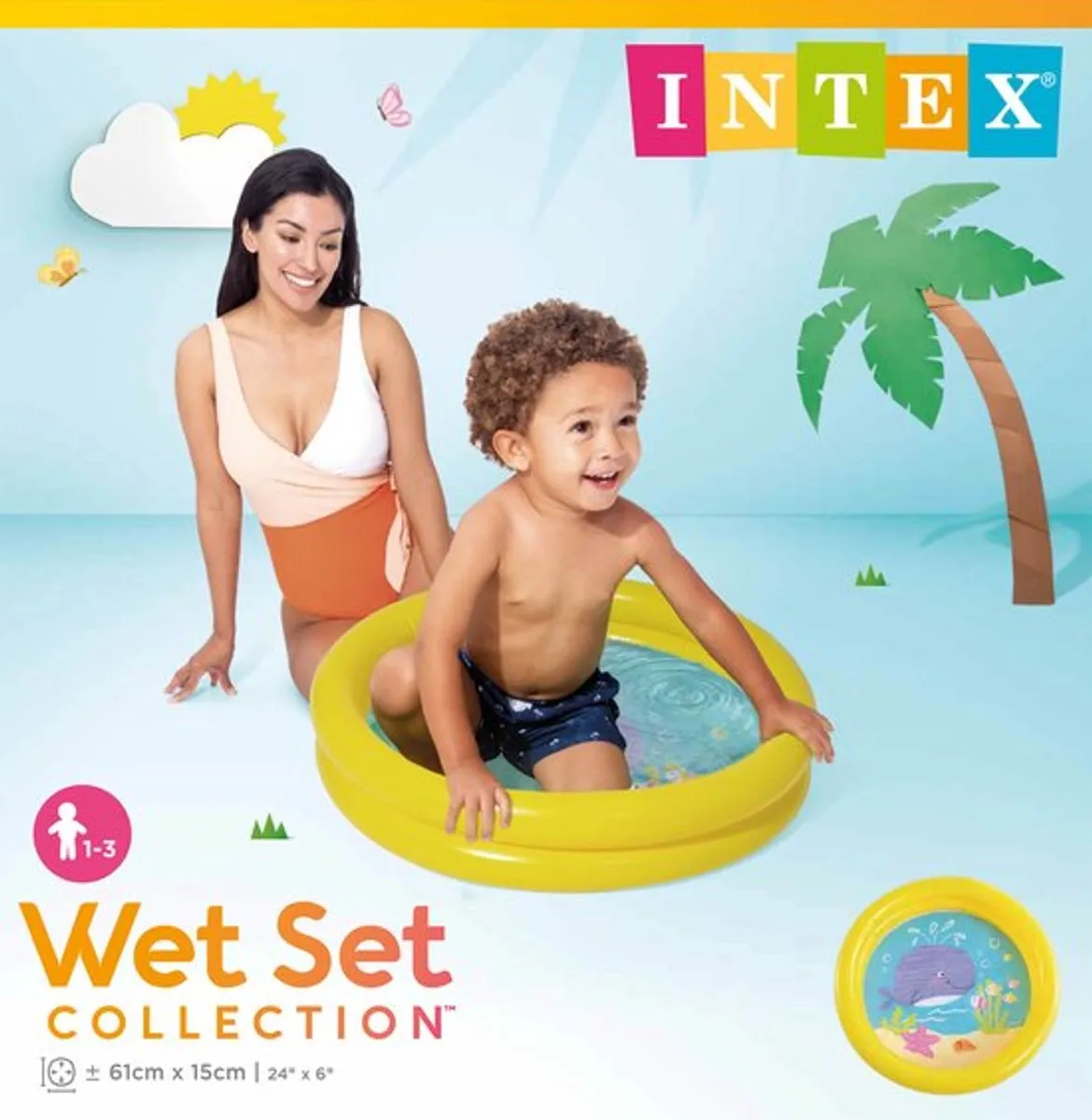 Intex My First Opblaaszwembad 59409NP - Ø61cm