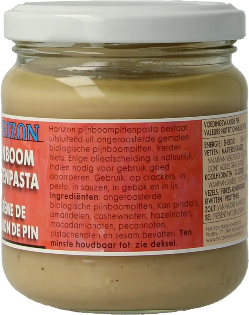 Horizon Pijnboom Pitten Pasta Bio 175g