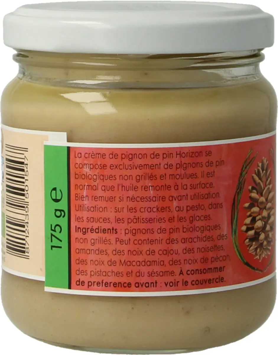 Horizon Pijnboom Pitten Pasta Bio 175g