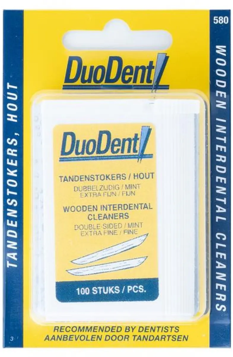 Duodent Tandenstokers Hout 200 Stuks