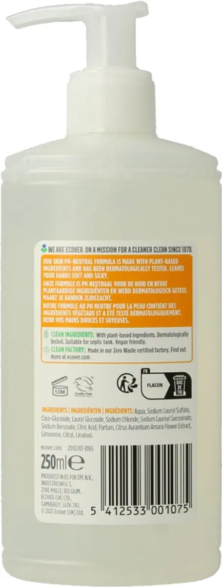 Ecover Handzeep Citrus & Oranjebloesem 250ml