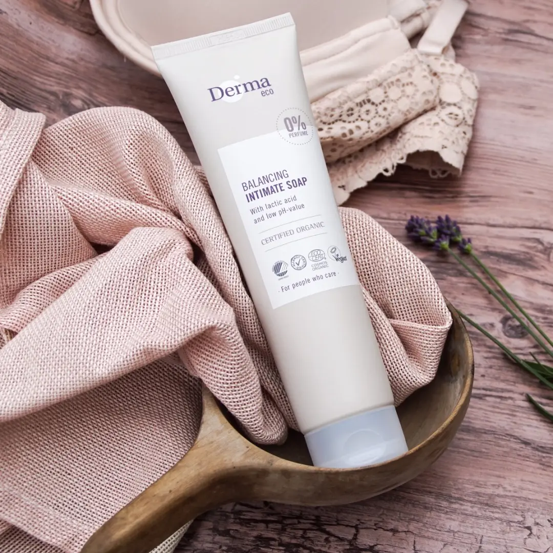 Derma Eco Intieme Zeep 150ml - Parfumvrij - Aloe Vera & Melkzuur
