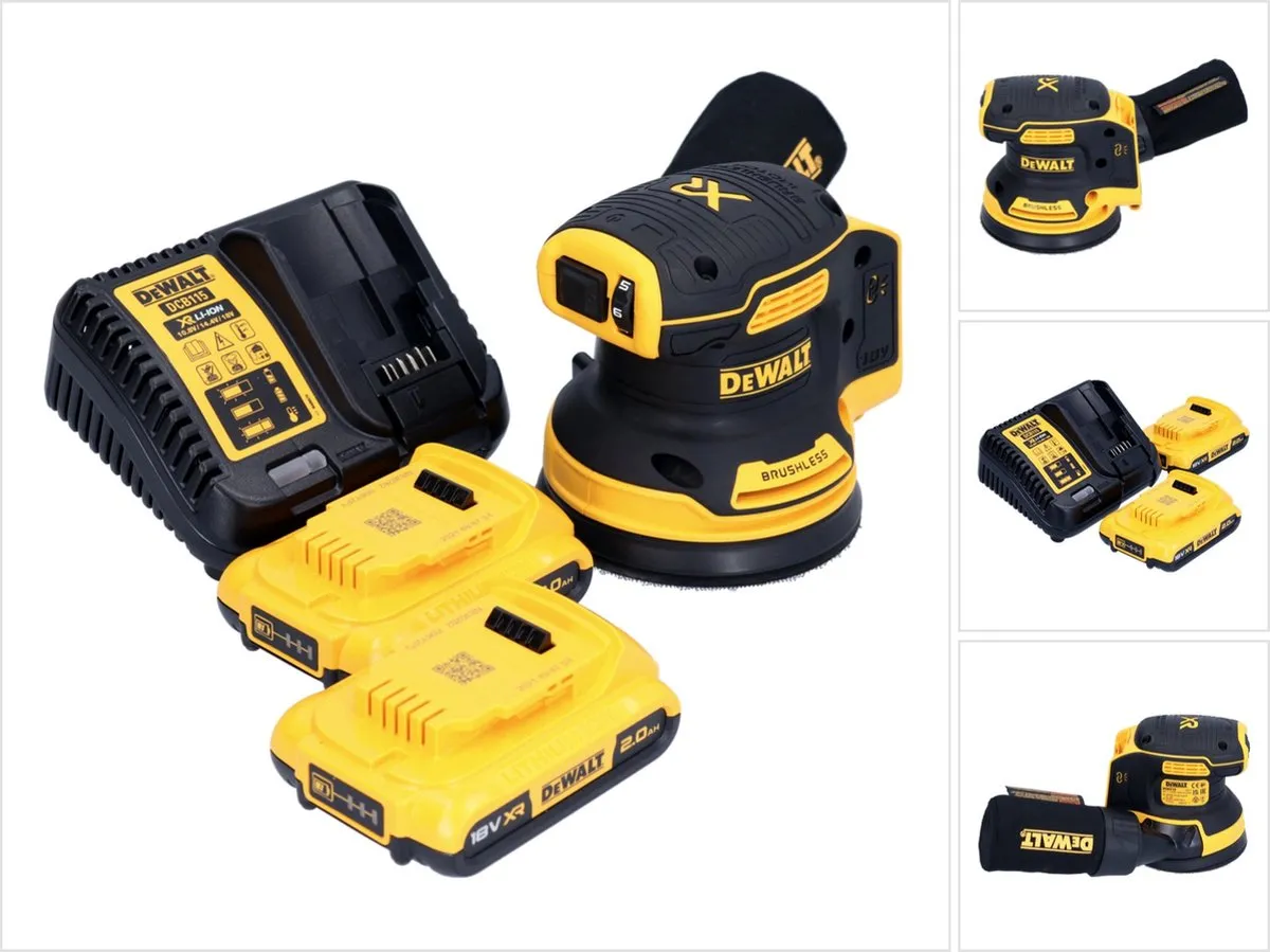 DeWalt DCW210 Accuschuurmachine 18V 125mm