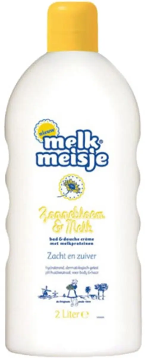 Melkmeisje Bad en Douche Crème Zonnebloem 2000ml