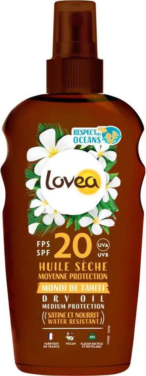 Lovea Sun Dry Oil Spray Zonnebrand SPF 20