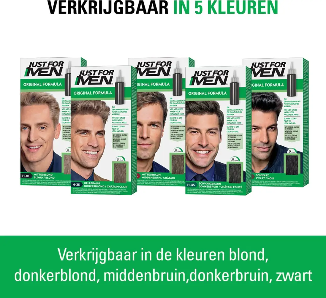 Just For Men Original Haarkleuring H45 Donkerbruin - 1 Stuk
