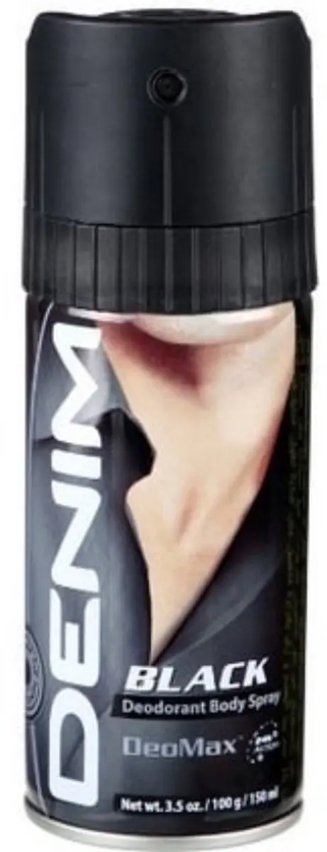 Denim Deo Spray Black - 12x150ml