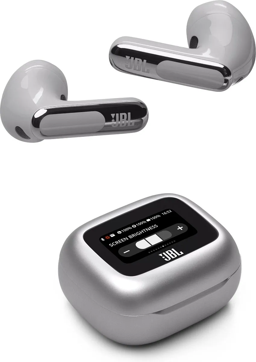 JBL Live Flex 3 JBLLIVEFLEX3SIL Noise Cancelling Oordopjes - Zilver