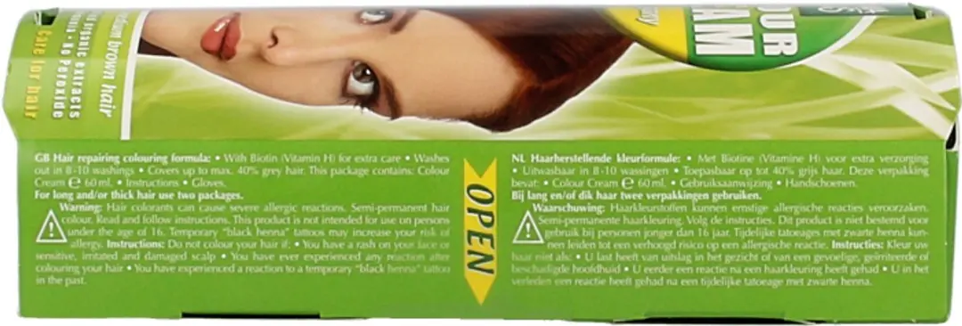Hennaplus Kleurcrème 6.45 Mahonie - 60ml