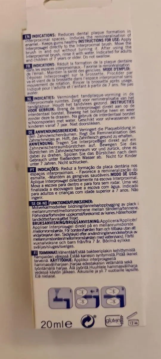 Interprox Gel voor Ragers - 2 Stuks