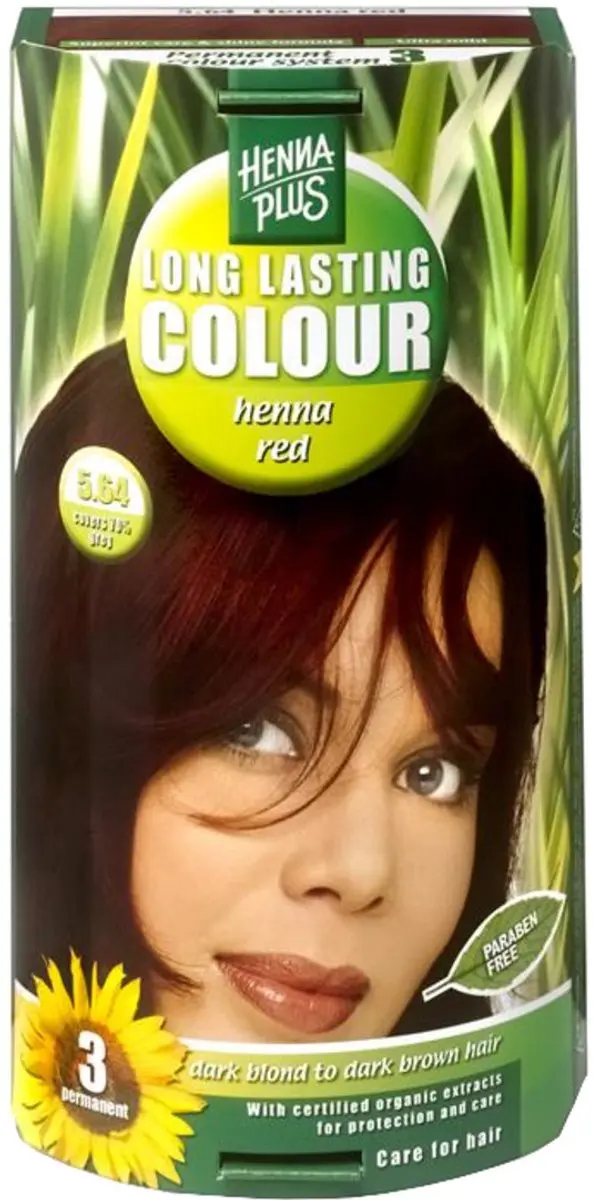 Hennaplus Long Lasting Colour 5.64 Henna Rood 100ml