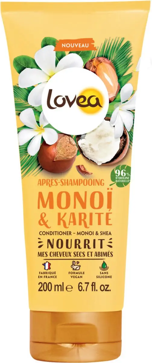 Lovea Monoï & Shea Shampoo & Conditioner 2x250ml