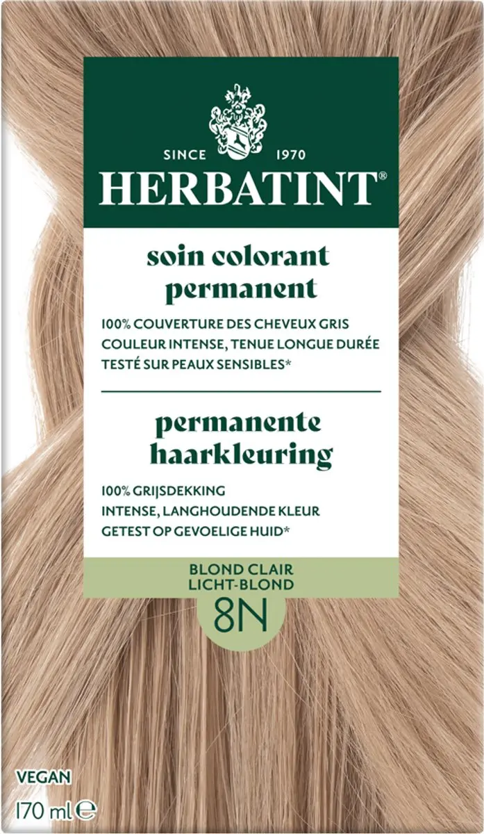 Herbatint Haarverf 8N Licht Blond 170ml