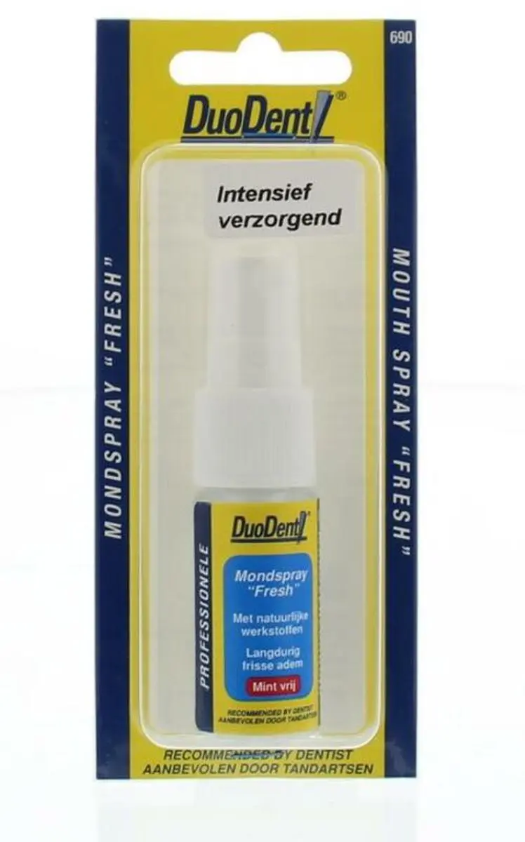 Duodent Mondspray Fresh Mintvrij 11ml