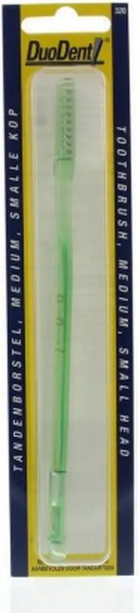 Duodent Medium Smal Tandenborstel - Geel - afbeelding 6 van 6