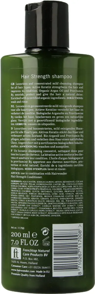 Hairwonder Shampoo Strength 200ml