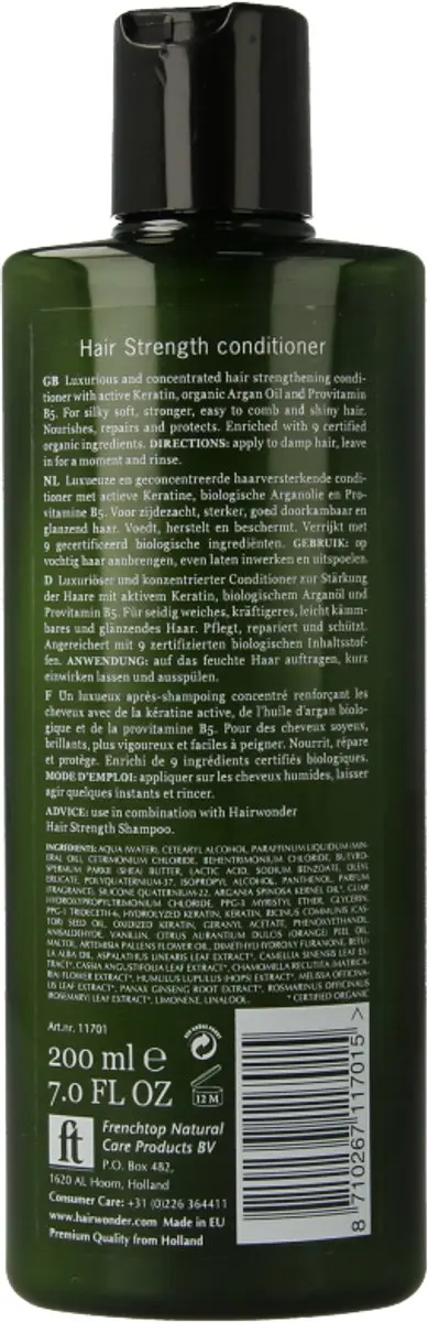Hairwonder Hair Strength Conditioner 200ml - 200 Stuks