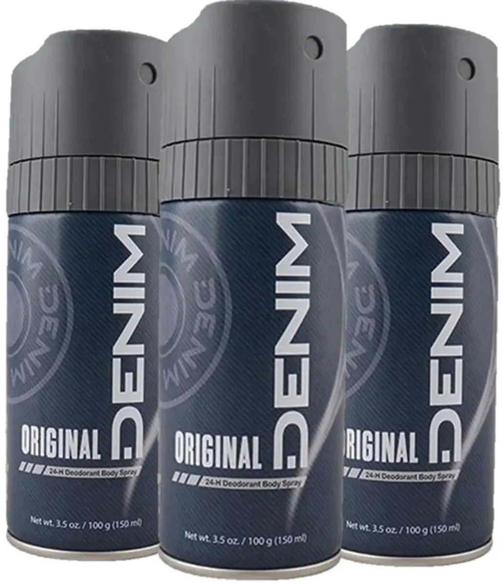 Denim Original Body Spray 3x150ml