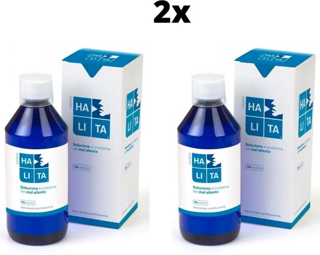 Halita Mondwater 2x 500ml