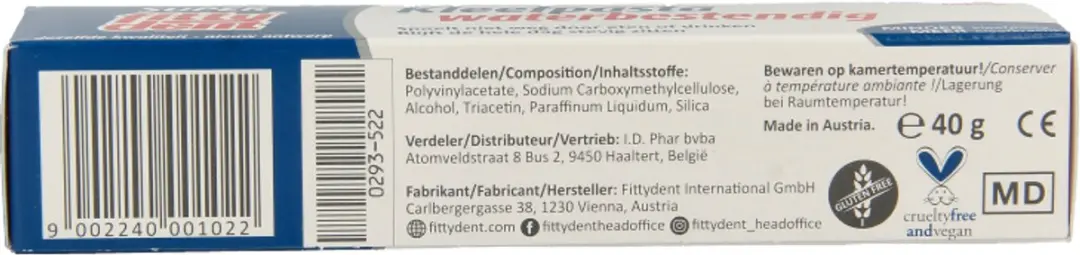 Fittydent Kleefpasta 40ml