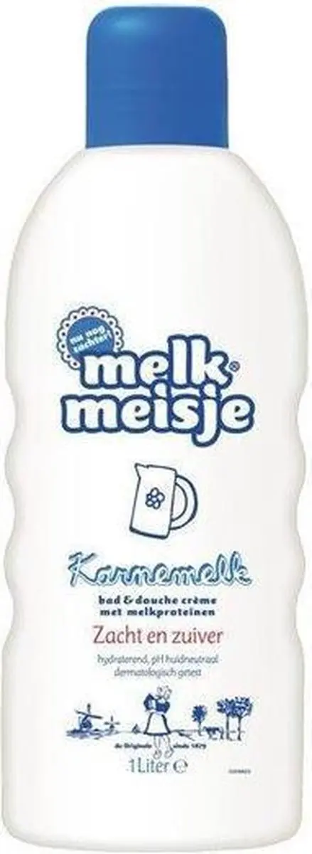Melkmeisje Bad & Douche Karnemelk 1L