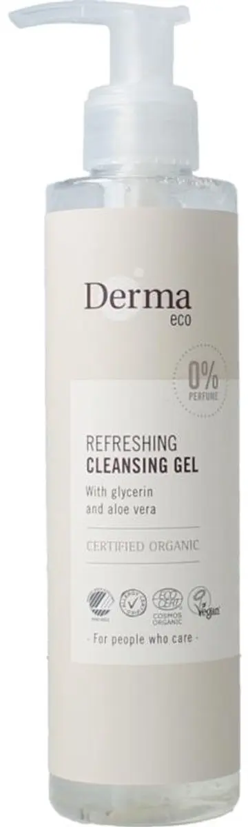 Derma Eco Gezichtsreiniger Make-up Remover Gel 200ml - Aloë Vera