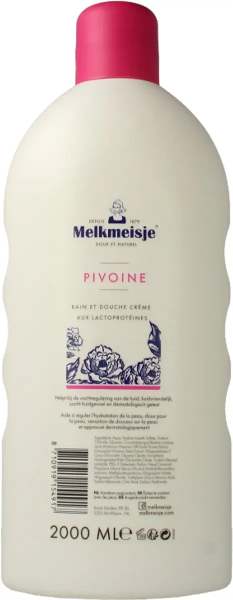 Melkmeisje Bad&Douche Pioenroos 2000ml
