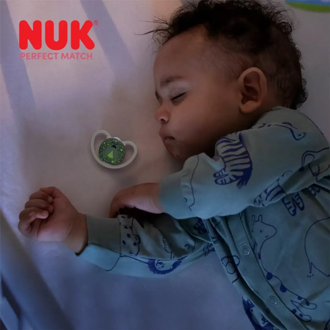 NUK Perfect Match Air Night Fopspeen - 6-18m - 2 Stuks