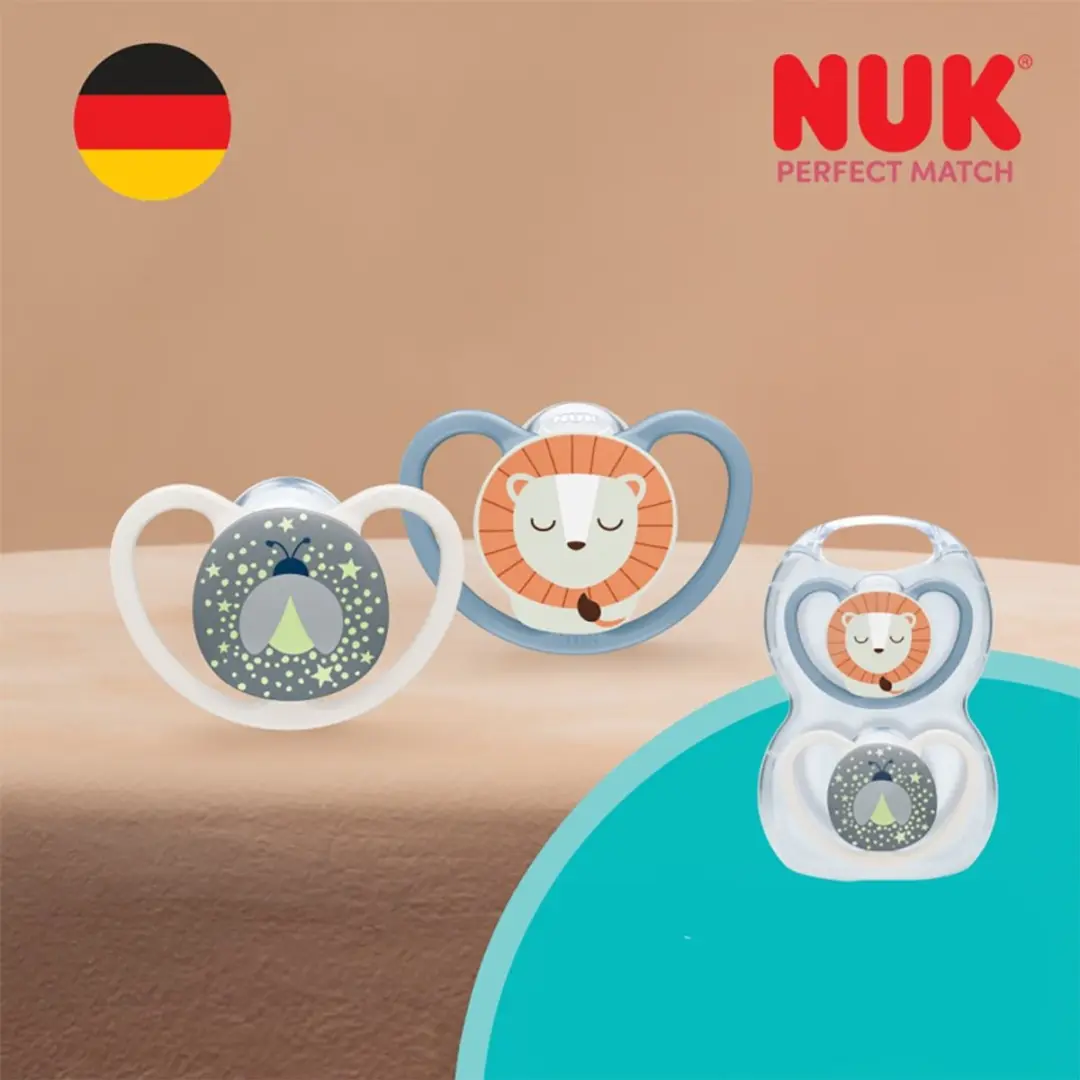 NUK Perfect Match Air Night Fopspeen - 6-18m - 2 Stuks